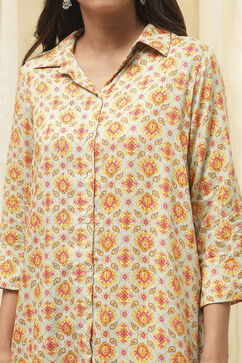 Powder Blue Rayon Printed 2 Piece Sleepwear Set image number 1
