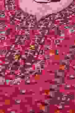 Red & Green LIVA Straight Printed Kurta image number 1