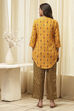 Yellow Art Silk Straight 2 Piece Set image number 4