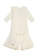Off White Cotton Sharara Suit Set image number 4