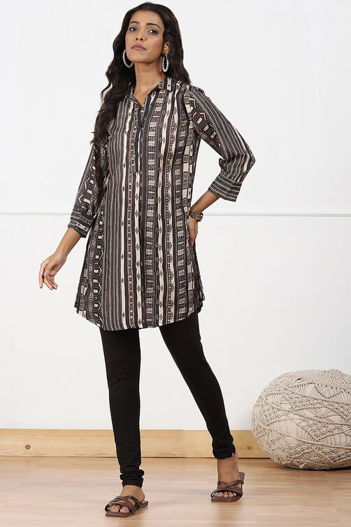 White Cotton Blend Dyed Churidar image number 0
