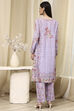 Pista Green Modal Blend Straight Suit Set image number 4