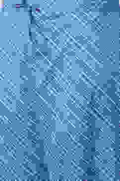 White Blue Cotton A-Line Kurta Palazzo Suit Set image number 3