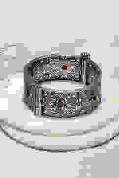 Oxidised-Red Brass Bangles image number 2