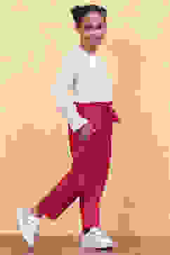 Beige Cotton Straight Set image number 5