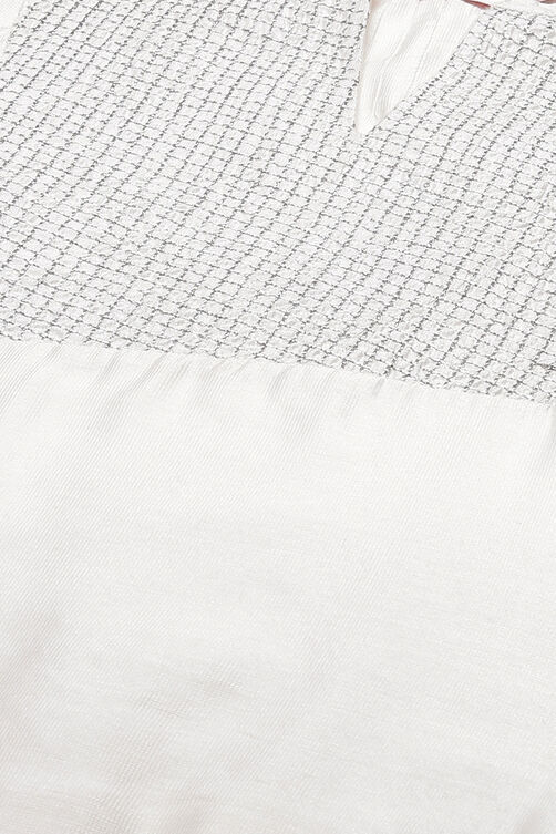 White Solid Nylon Viscose Classic Straight Kurta image number 1
