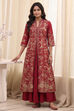 Green Maroon Polyester Straight Dress image number 6