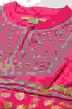 Rohit Bal Fuchsia Art Silk Anarkali Yarndyed Suit Set image number 1