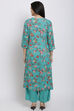 Pink Viscose A-Line Kurta Palazzo Suit Set image number 5