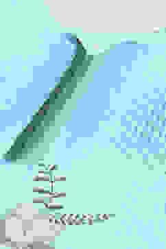 Blue Cotton Blend Floral Digital Print Unstitched Suit Set image number 2