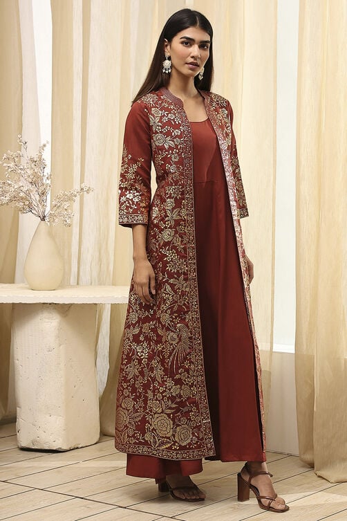 Cherry Polyester  Dress image number 4