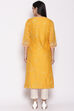 Pink Cotton Silk Yarndyed Kurti image number 4