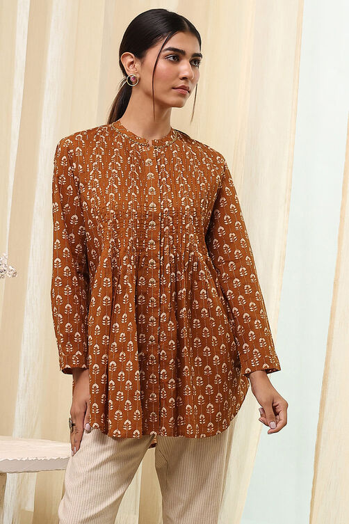 Mustard Cotton Regular Shirt image number 5