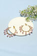 Pink Brass Earrings image number 0