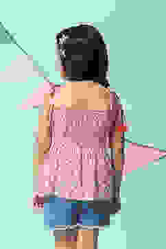 Off White Cotton Short Top image number 4