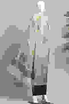 Blue Cotton Jamdani Unstitched Suit Set image number 4