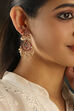 Pink Brass Chaandbalis image number 1