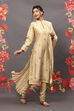 Rohit Bal Fuschia Cotton Blend Straight Kurta Suit Set image number 6