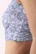Blue Cotton Printed Straight Top image number 7