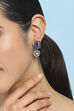 Blue Brass Drop & Danglers image number 1