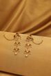 Gold Plated Brass Studded Kaanchain Earrings image number 2