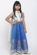 Blue Cotton Lehenga Set image number 3