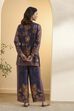 Violet Nylon Viscose Printed Co-ord Set image number 4