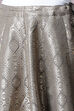 Sage Green Metallic Cotton Lehenga Set image number 3