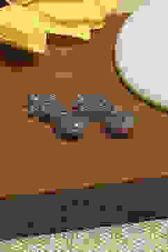 Light Pink Brass Danglers image number 2