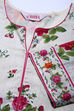 Off White Cotton Straight Kurta Palazzo Suit Set image number 1