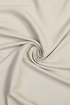 Beige Linen Blend Machine Embroidered Unstitched Suit Set image number 1