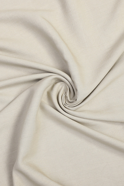 Beige Linen Blend Machine Embroidered Unstitched Suit Set image number 1