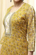 Coral Cotton Hand Block Print Unstitched Suit Set image number 2
