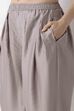 Beige Polyester Relaxed Dyed Pants image number 1