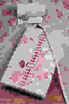 Pink and White Cotton Printed Unstitched Suit Set image number 0