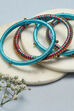 Pink Plastic & Thread Bangles image number 1