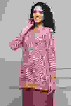 Red Art Silk Regular Kurta image number 2