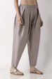 Beige Polyester Relaxed Dyed Pants image number 3