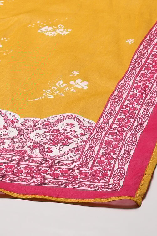 Blue Cotton Anarkali Kurta Palazzo Suit Set image number 3