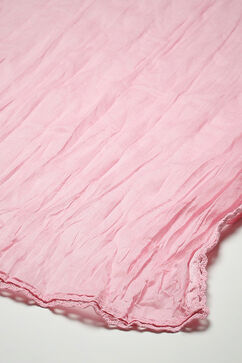 Pink Cotton Dupatta image number 1