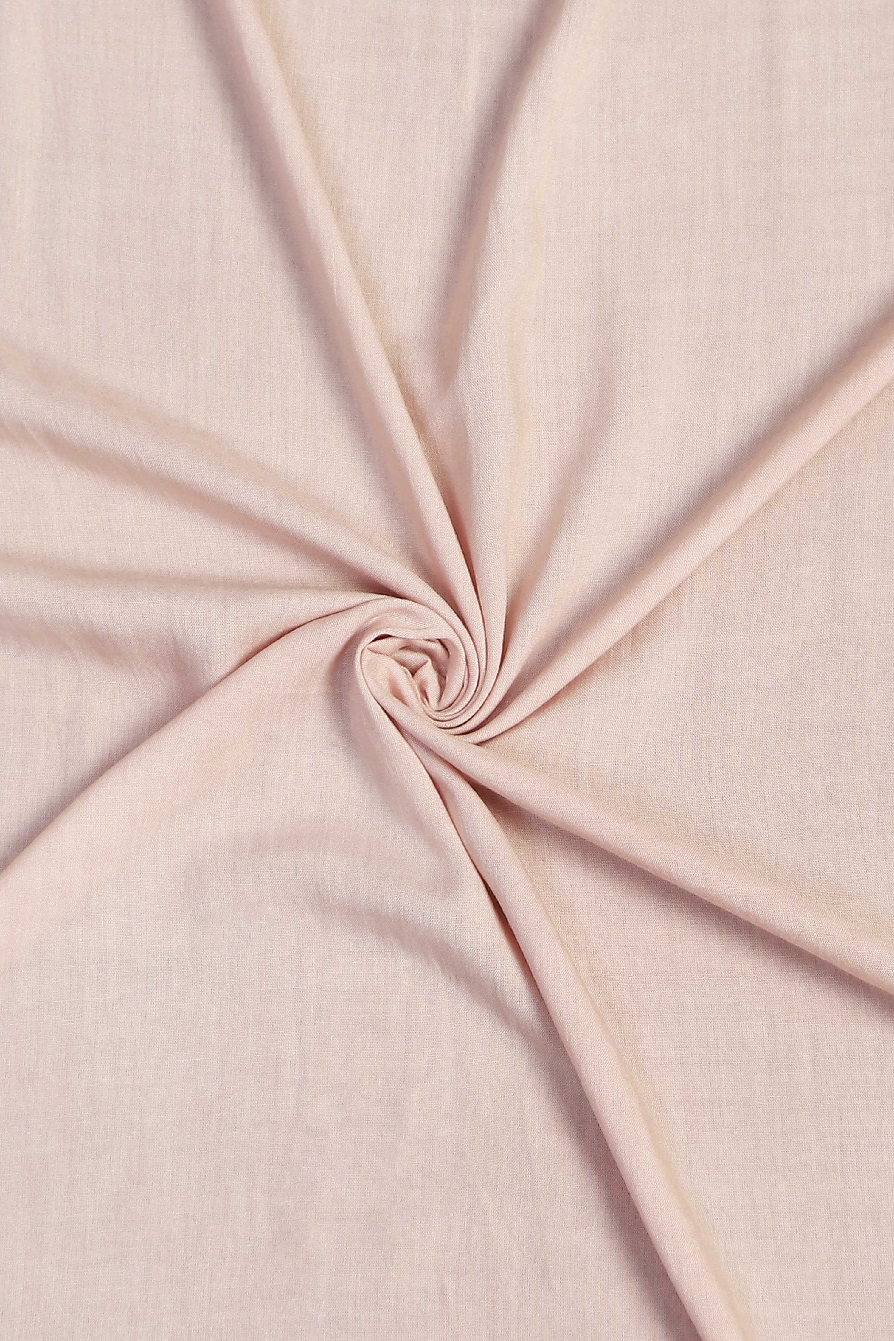 Peach Linen Unstitched Suit Set image number 2