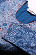 Grey Cotton Anarkali Kurta Churidar Suit Set image number 1