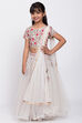 White Floral Lehenga Set image number 0