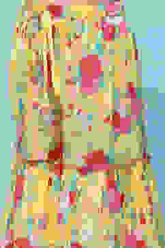 Yellow Cotton Peplum Kurta With Sharara & Net Dupatta image number 2