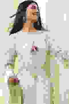 Pista Green Modal Blend Straight Suit Set image number 7