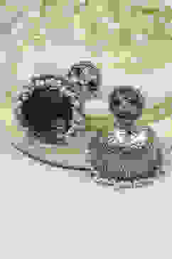 Multi-Colored Oxidised Floral Jhumkas image number 0