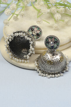 Multi Brass Jhumka image number 0