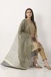 Green Black Art Silk Dupatta image number 0