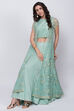 Sea Green Chanderi Fusion Wear Set image number 0