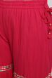 Blue Cotton Sharara Pants image number 1